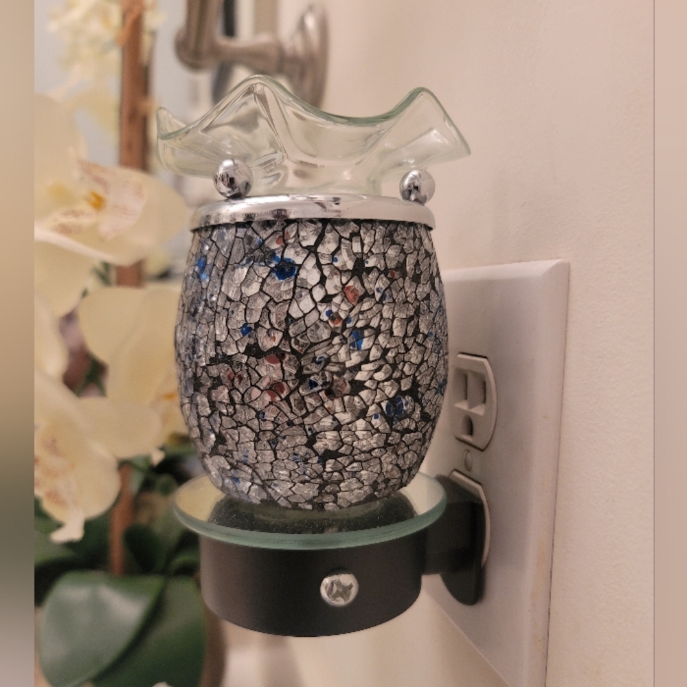 Silver Fragrance AROMA Lamp